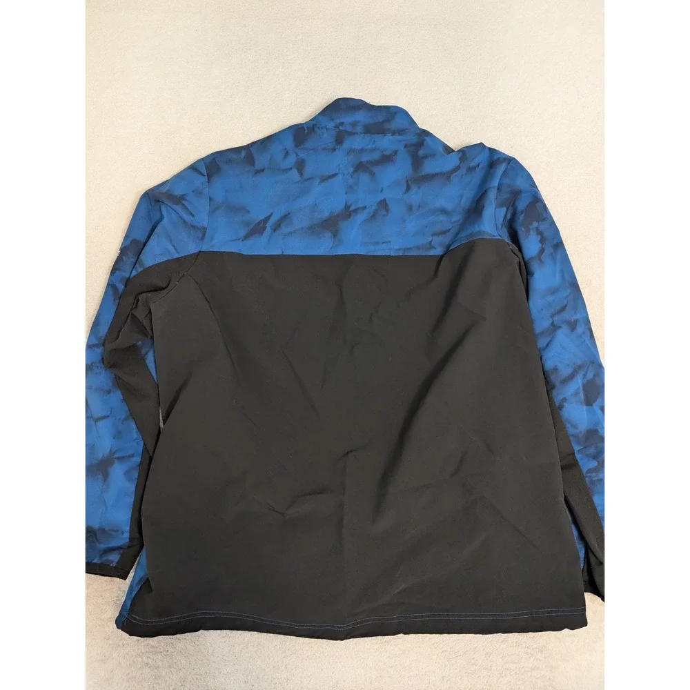 Adidas Men's 2XL Climastorm Competition Wind Jacket‎ Blue Crossings Stretchy